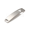Tarnish Resistant 201 Stainless Steel Connector Charms STAS-D244-31P-A-3