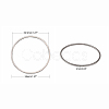 Tarnish Resistant 304 Stainless Steel Linking Ring X-STAS-T047-15B-2
