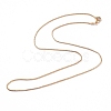 Brass Venetian Chain NJEW-E151-02G-1
