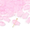 50Pcs Transparent Spray Painted Glass Beads GLAA-FS0002-06I-1