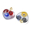 Handmade Lampwork Pendants LAMP-D006-02G-2