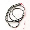 Non-magnetic Synthetic Hematite Beads Strands G-D384-05-2