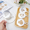 430 Stainless Steel Coffee Latte Art Molds AJEW-WH0038-40P-3