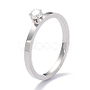 304 Stainless Steel Finger Rings RJEW-J071-13-P-1