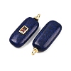 Dyed Natural Sesame Jasper Pendants KK-B157-43G-02-2