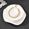 Rack Plating Brass Round Beaded Slider Bracelet for Women X-BJEW-B066-01A-01-1