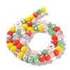 Glass Beads Strands EGLA-A034-M8mm-44-4