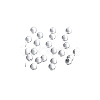 100Pcs Natural Quartz Sphere Beads G-NB0005-51A-8