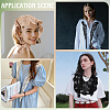 Polyester Knitted Triangle Headscarf AJEW-WH20072-69A-4