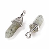 Natural Labradorite Pointed Pendants G-K329-61P-3