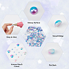 86G 14 Style Imitation Pearl Acrylic Cabochons OACR-OC0002-05-4