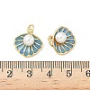 Brass Enamel Charms KK-S338-06G-3