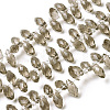 Crystal Glass Beads Strands X-GLAA-D033-29-1