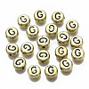 Plating Acrylic Beads X-PACR-CD0001-G-1