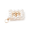 Shell Pearl Bead Pendants PALLOY-JF02028-4