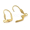Ion Plating(IP) 304 Stainless Steel Leverback Earring Findings STAS-P360-02C-G-3