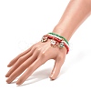 3Pcs 3 Style Glass Seed Stretch Bracelets Set BJEW-JB08200-3
