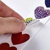 8 Patterns PVC Self Adhesive Glitter Stickers DIY-A042-14A-3