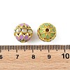 Brass & Alloy & Rhinestone Enamel Beads RB-CBA973B-11C-G-3