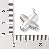 Rack Plating Brass Balloon Letter Pendants KK-C050-01P-X-3