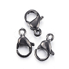 304 Stainless Steel Lobster Claw Clasps X-STAS-H353-D-02B-1