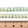 Anti-Tarnish Electroplate Rondelle Glass Beads Strands EGLA-T021-6mm-17-05-4