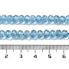 Natural Blue Topaz Beads Strands G-B088-D05-03-5