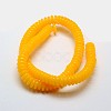 Imitation Amber Resin Heishi Beads Strands RESI-A009G-6mm-01-2