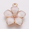 Zinc Alloy Enamel Pendants PALLOY-I124-10G-B-1