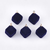 Flocky Acrylic Pendants FIND-T046-30-03-1