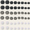 72Pcs 12 Styles Resin Rhinestone Beads RESI-PA0001-01-6