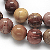 Natural Mookaite Round Bead Strands G-N0166-09-6mm-2