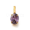 Ion Plating(IP) 304 Stainless Steel Rhinestone Pendants STAS-A104-11G-05-1
