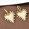 304 Stainless Steel Heart Hoop Earrings EJEW-K268-74G-3