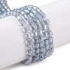 Electroplate Glass Beads Strands EGLA-D031-01-03-2