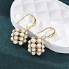 Brass Dangle Stud Earrings EJEW-F362-07G-3