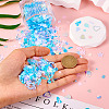 100G Plastic Sequins Beads PVC-TA0001-04B-7