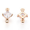 Long-Lasting Plated Brass Cubic Zirconia Links X-KK-K204-105G-NF-1