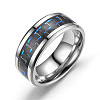 201 Stainless Steel Finger Rings for Couple FS-WG1136E-01-1