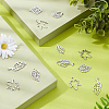 24Pcs 4 Style 304 Stainless Steel Pendants STAS-DC0005-88-3