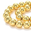 Electroplate Non-magnetic Synthetic Hematite Beads Strands G-L485-01G-M-3