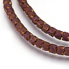 Electroplate Non-magnetic Synthetic Hematite Bead Strands G-I208-19F-G-2