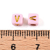 Plating Acrylic Beads OACR-N140-01D-V-3