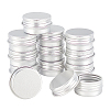 Round Aluminium Tin Cans CON-WH0079-14-1