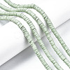 Handmade Polymer Clay Beads Strands CLAY-R089-6mm-157-5