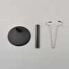 304 Stainless Steel Adjustable Height Doll Stands FIND-WH0260-44B-02-2