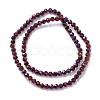 Electroplate Glass Beads Strands EGLA-K015-10B-2