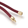 Nylon Twisted Cord Bracelet Making MAK-M025-118-2