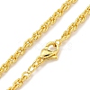 Brass Wheat Chain Necklaces for Women NJEW-G084-24G-2