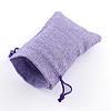 Burlap Packing Pouches Drawstring Bags ABAG-Q050-7x9-03-2